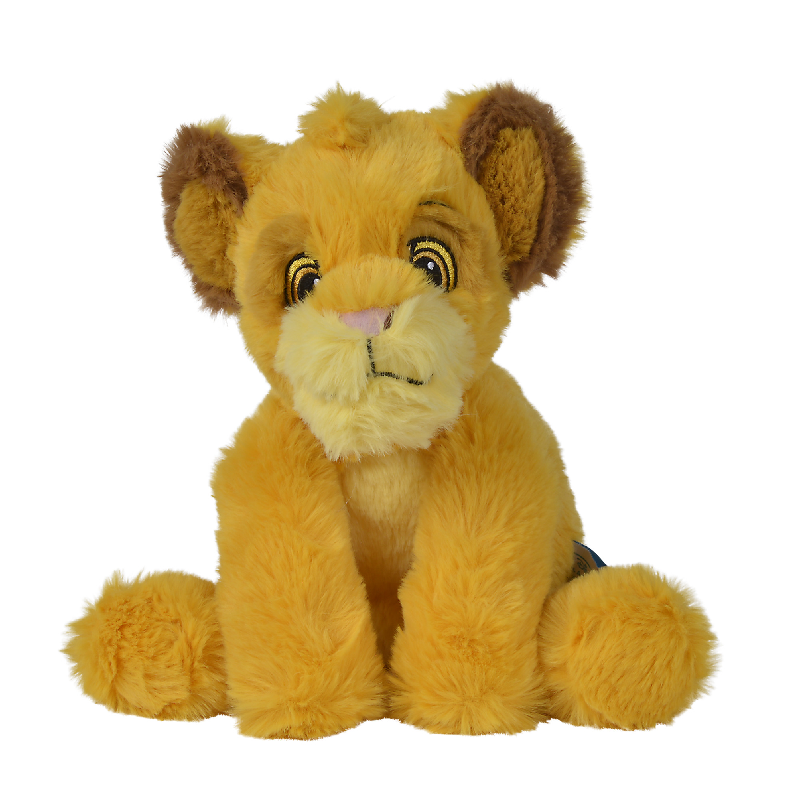  classic peluche simba lion jaune 25 cm 